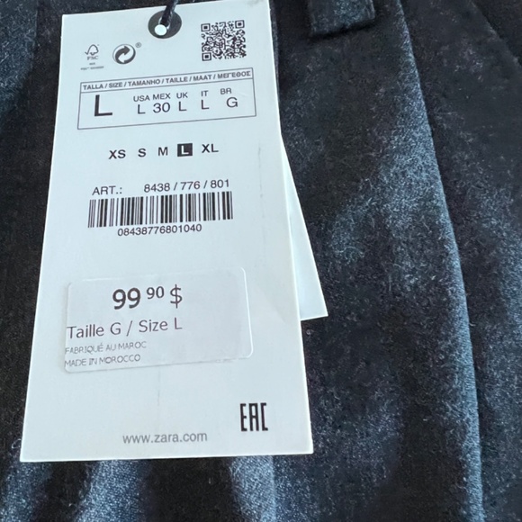Zara Wool Pants - Picture 2 of 3